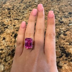 Pink Tourmaline Ring